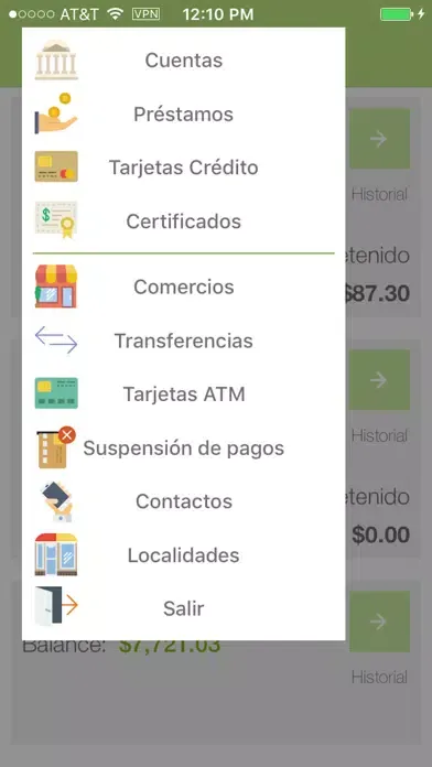 Capturas de pantalla de ISACOOP