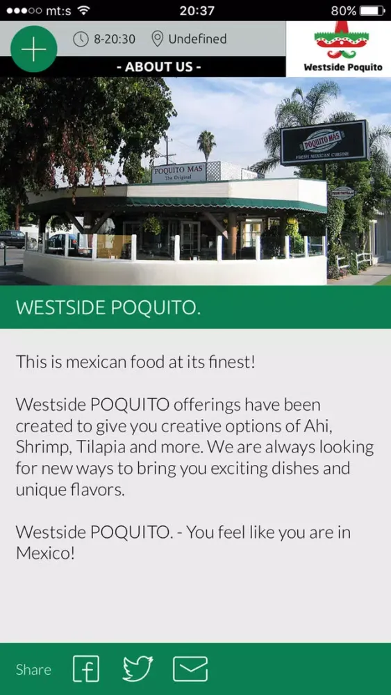 Ảnh chụp màn hình của Westside POQUITO