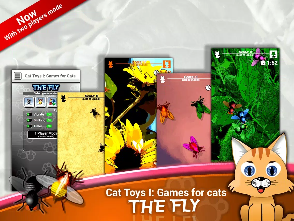 Ảnh chụp màn hình của Cat Toys I: Games for Cats iPad 
