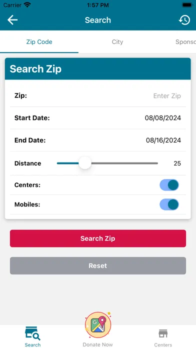 Screenshot di Carter BloodCare Donor App