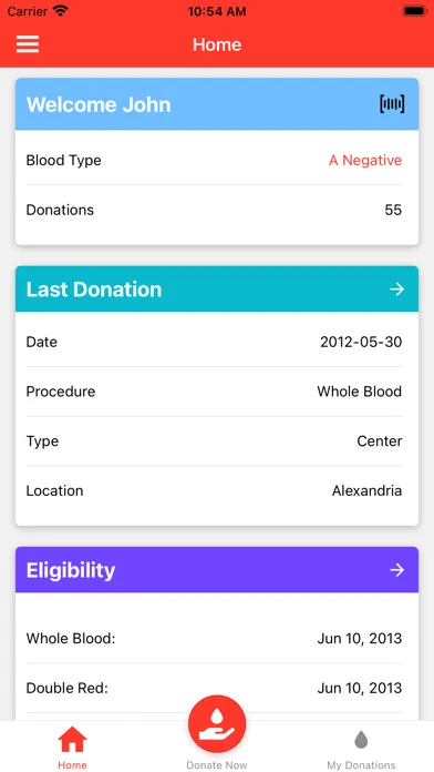 LifeShare Blood Center स्क्रीनशॉट