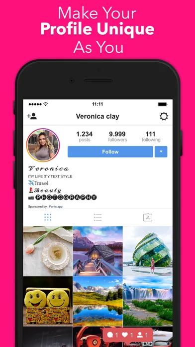 تصاویر Fonts for iphones & instagram