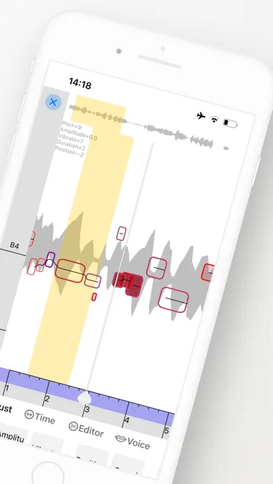 Tangkapan skrin TunerLab Audio Editor