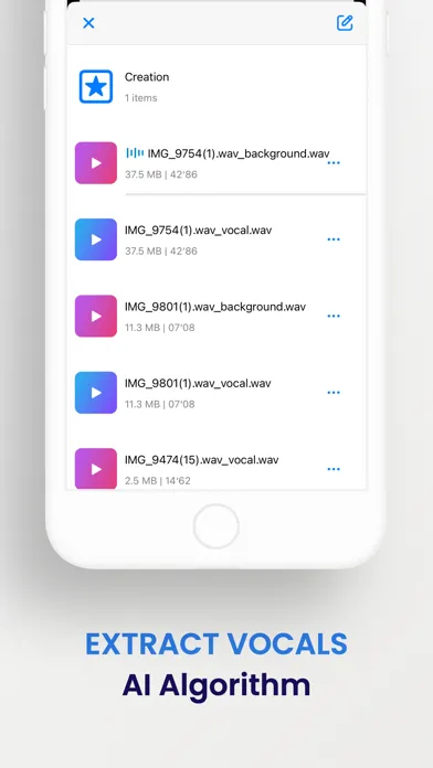 Tangkapan skrin TunerLab Audio Editor