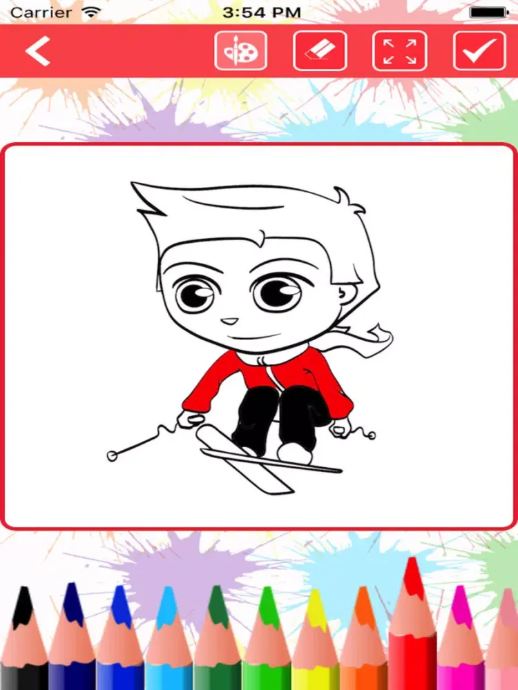 Color Book : Free Adult Color Therapy iPad 应用截图