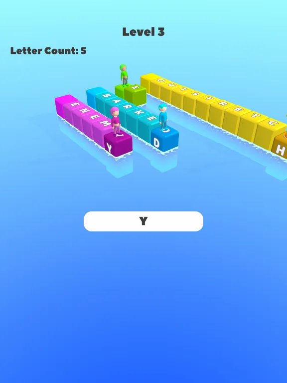 Tangkapan layar Last Letter Run iPad 