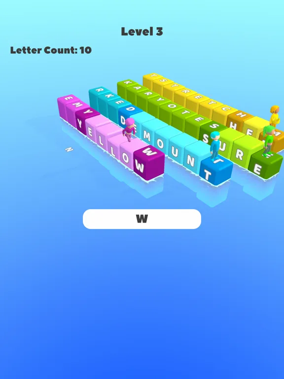 Tangkapan layar Last Letter Run iPad 
