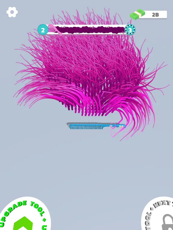 Tangkapan layar Hair ASMR iPad 