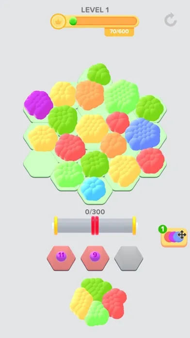 Tangkapan layar Hexa Jellies