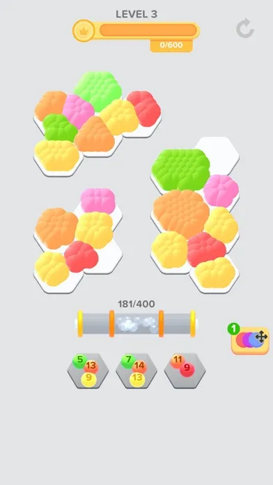Tangkapan layar Hexa Jellies