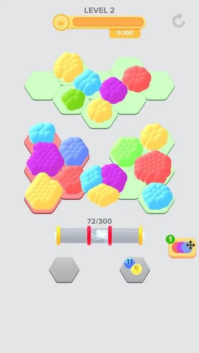 Tangkapan layar Hexa Jellies