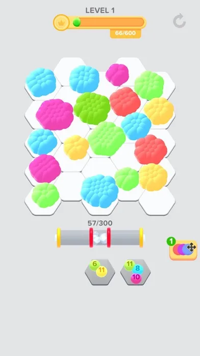 Tangkapan layar Hexa Jellies