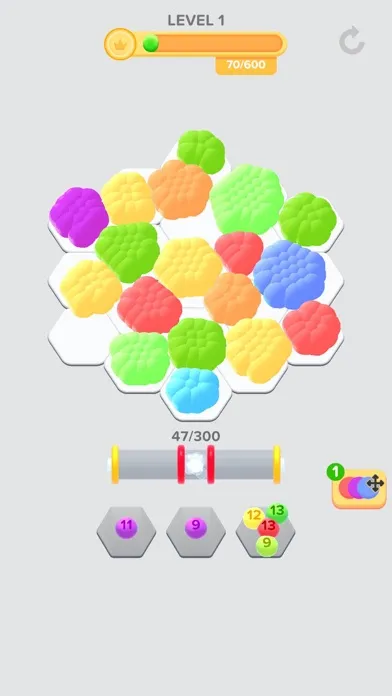Tangkapan layar Hexa Jellies