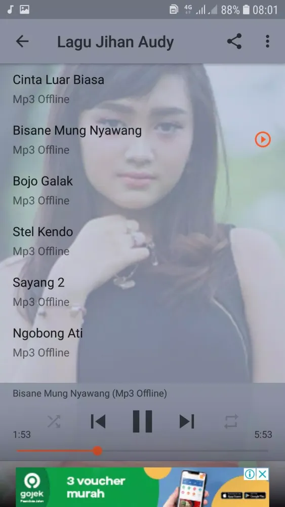 Скриншоты Lagu Jihan Audy Mp3 Offline