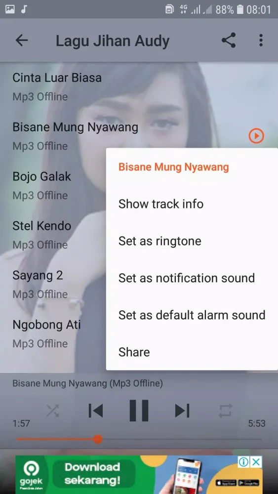Скриншоты Lagu Jihan Audy Mp3 Offline