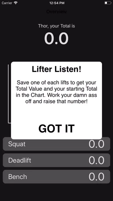 Three Big Lifts 스크린샷