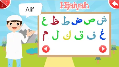 Capturas de tela do Belajar Al Qur'an