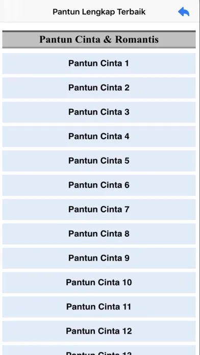 Скриншоты Pantun Lengkap Terbaik