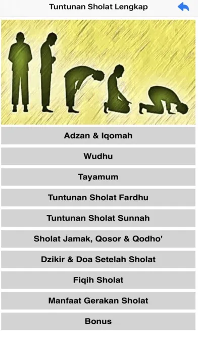 Tuntunan Sholat Lengkap سکرین شاٹس