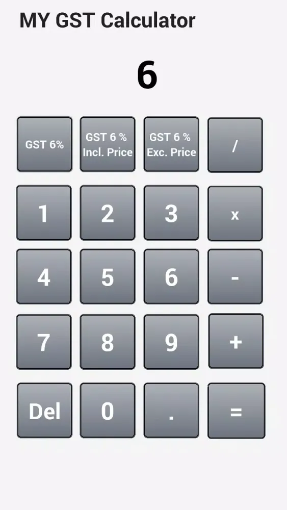 Malaysia (MY) GST Calculator应用截图