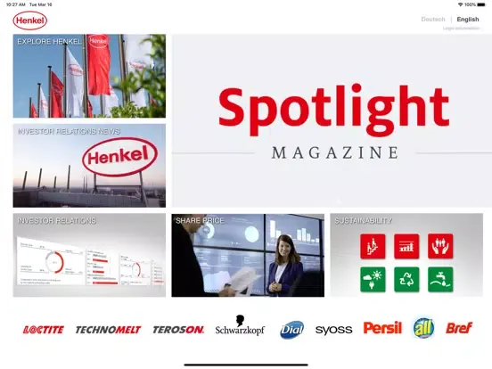 Henkel iPad  سکرین شاٹس