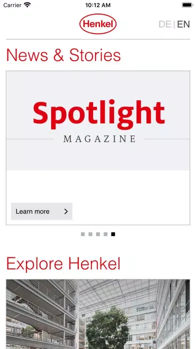 Henkel سکرین شاٹس