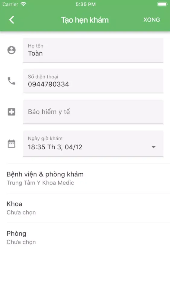 iOrder+: Hẹn khám स्क्रीनशॉट