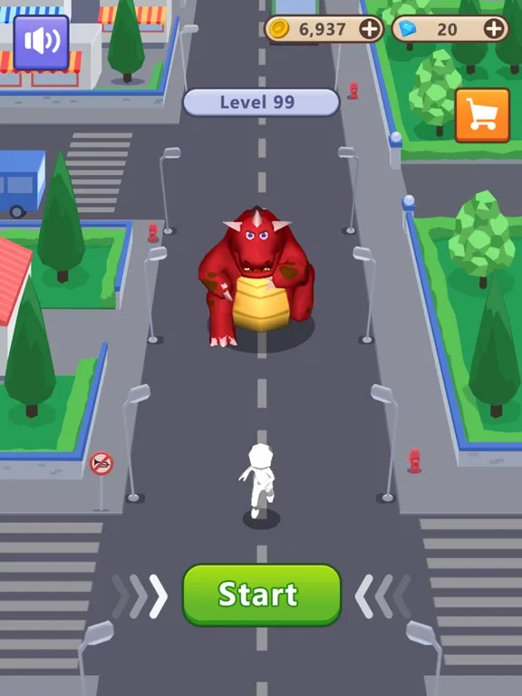 Monster Crash 3D iPad  Screenshots