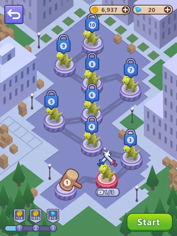 Monster Crash 3D iPad  Screenshots