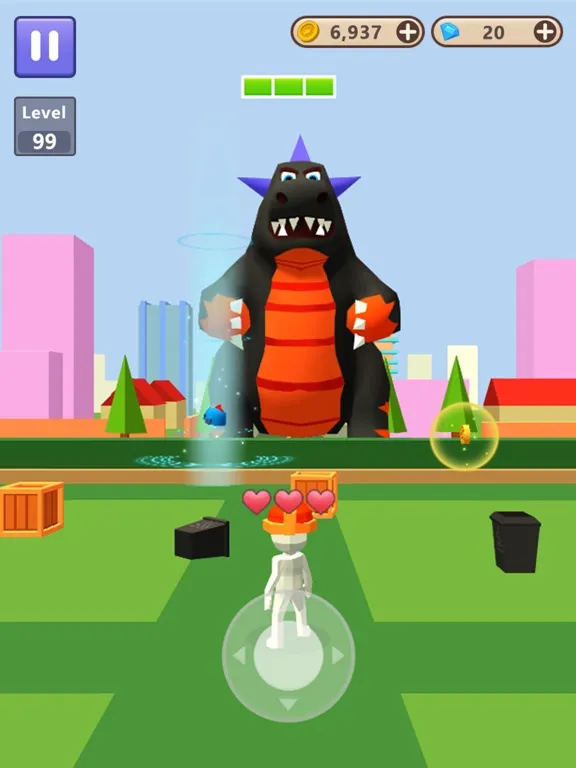 Monster Crash 3D iPad  Screenshots