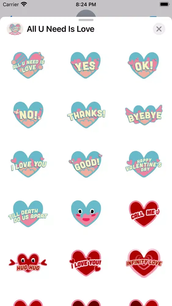 Ảnh chụp màn hình của All U Need Is Love