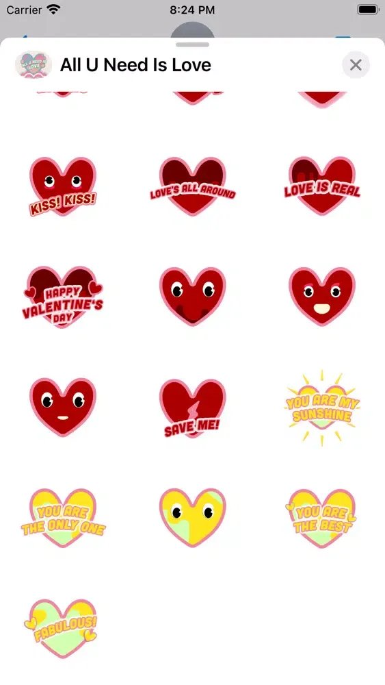 Ảnh chụp màn hình của All U Need Is Love