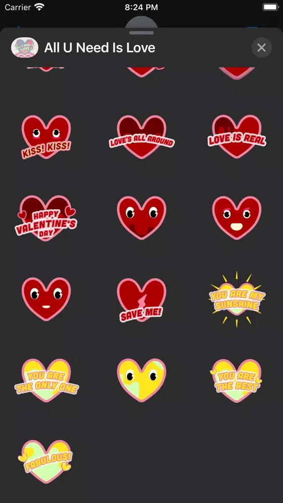 Ảnh chụp màn hình của All U Need Is Love