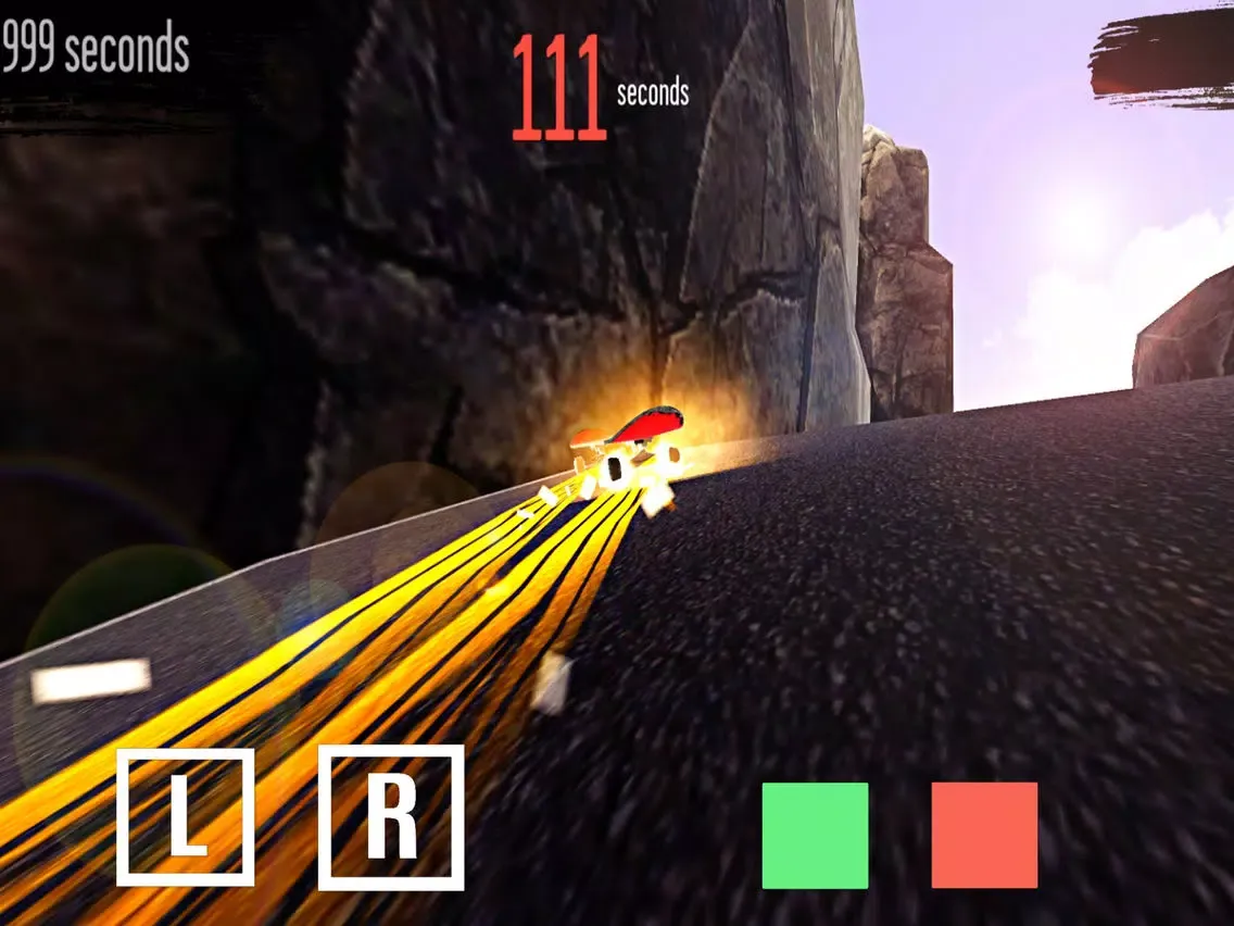 ภาพหน้าจอของ Real Longboard Downhill PRO - Skateboard Game iPad 