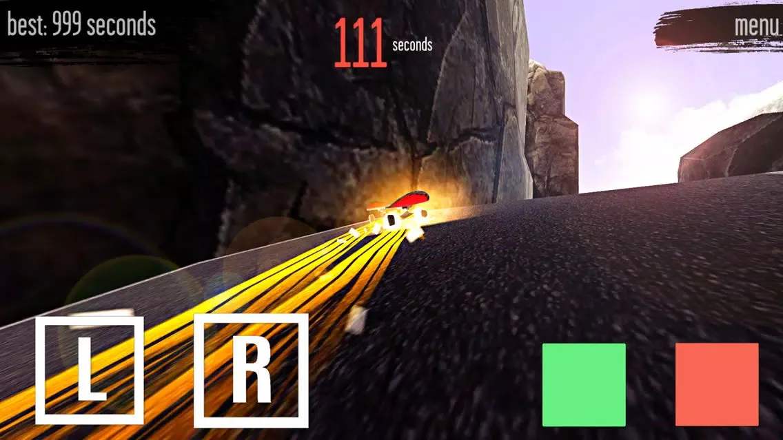 ภาพหน้าจอของ Real Longboard Downhill PRO - Skateboard Game