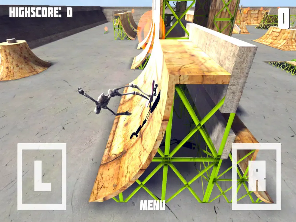Skeleton Skate Pro - Wacky Skateboard Game! iPad  স্ক্রিনশট