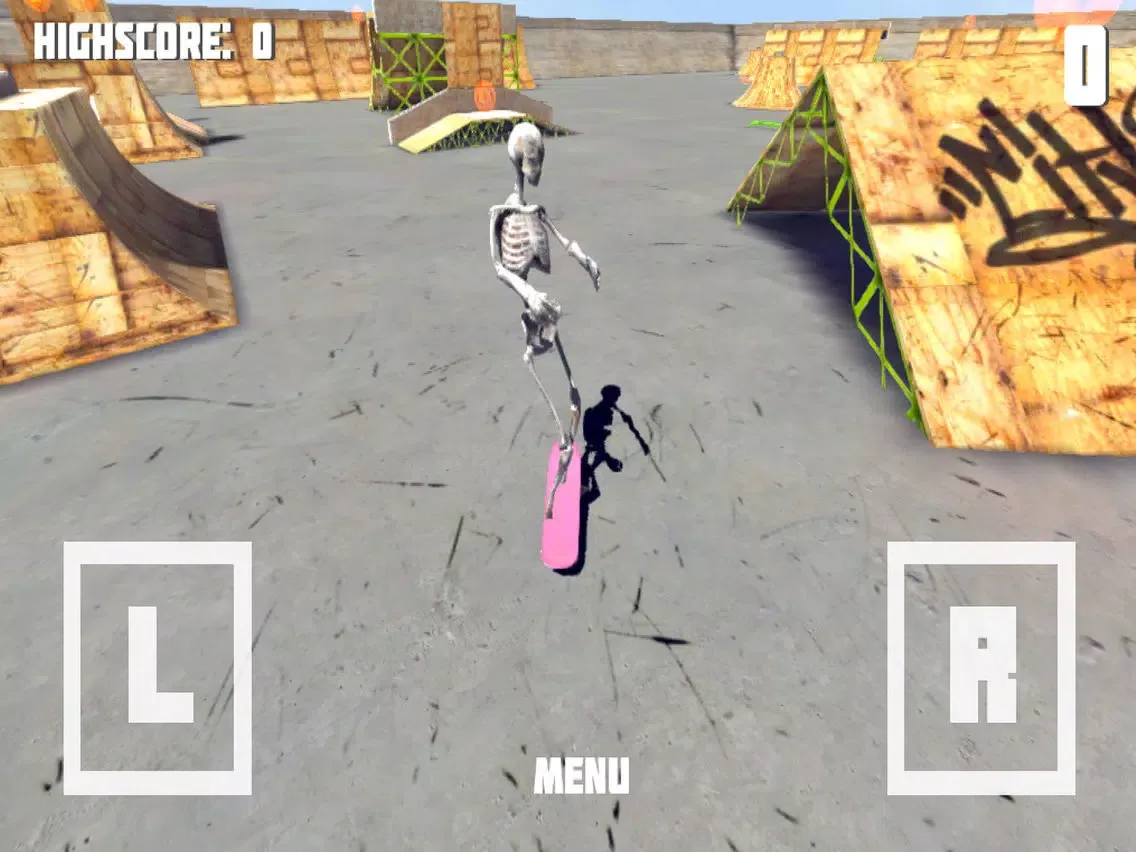 Skeleton Skate Pro - Wacky Skateboard Game! iPad  স্ক্রিনশট