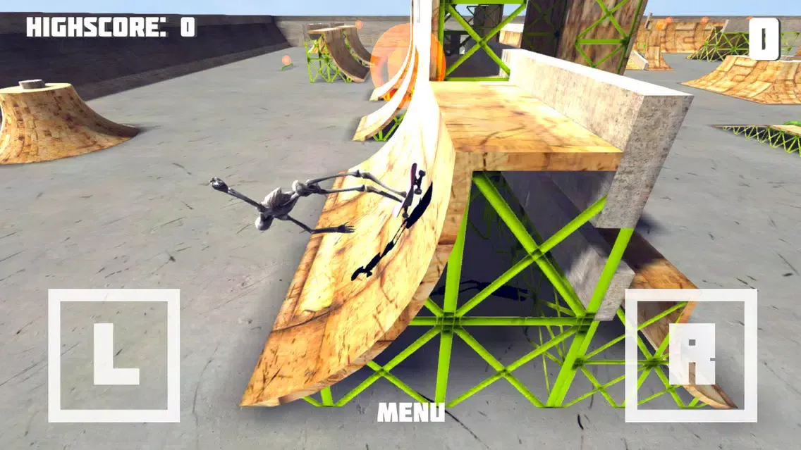 Skeleton Skate Pro - Wacky Skateboard Game! স্ক্রিনশট