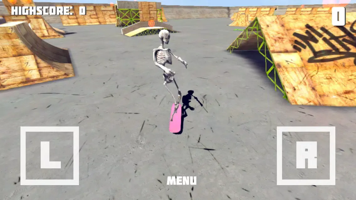 Skeleton Skate Pro - Wacky Skateboard Game! স্ক্রিনশট