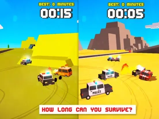 Screenshot di Smashy Dash 3 - Wanted Road Rage iPad 