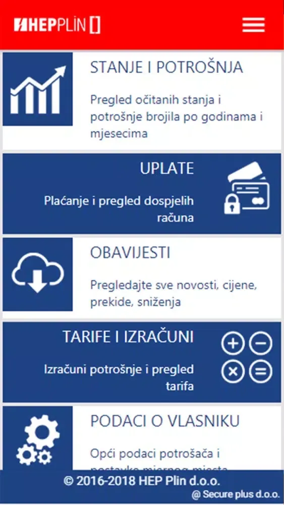 Screenshot di HEP PLIN