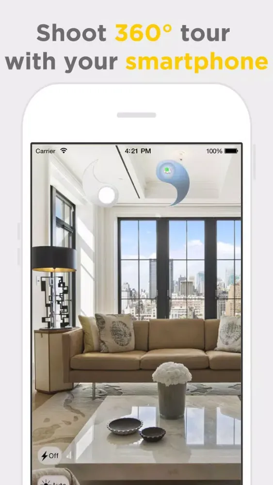 Screenshot di Propertyin360 - Shoot 360° virtual tour with your smartphone