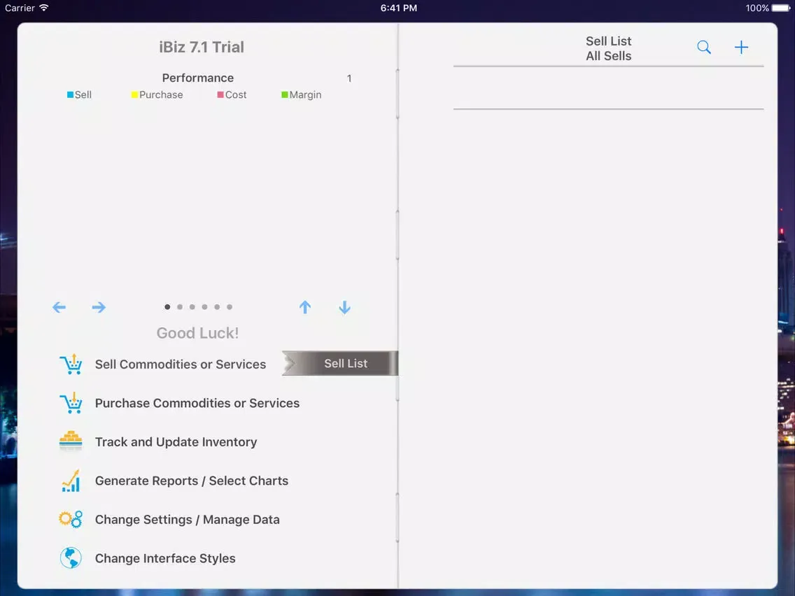 iBiz Tool - Manage sales, purchase & inventory iPad 应用截图