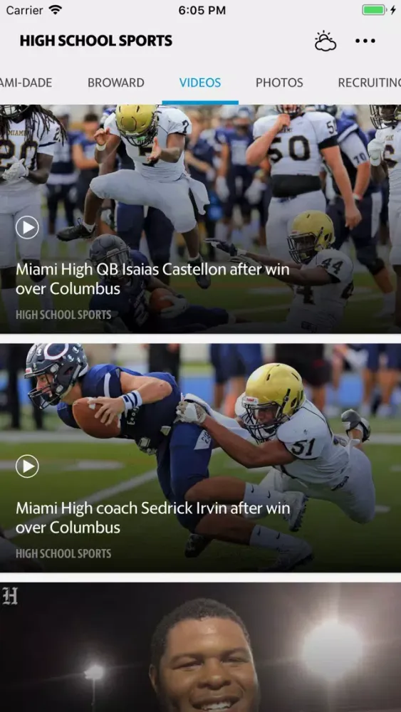 Miami High School Sports News应用截图
