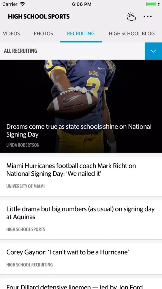 Miami High School Sports News应用截图