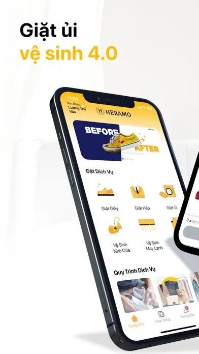 Heramo - Giặt Ủi Vệ Sinh 4.0 Screenshots