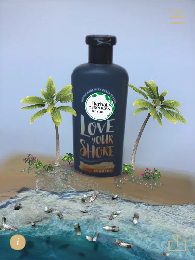 Herbal Essences AR Experience iPad  سکرین شاٹس