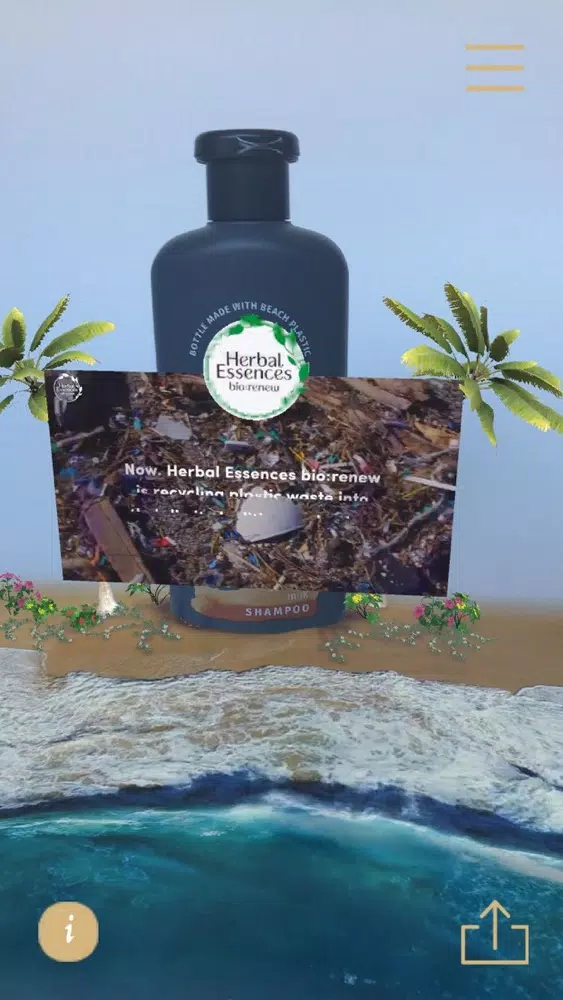 Herbal Essences AR Experience سکرین شاٹس