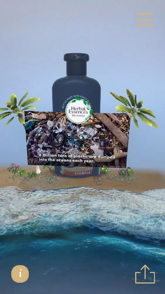 Herbal Essences AR Experience سکرین شاٹس