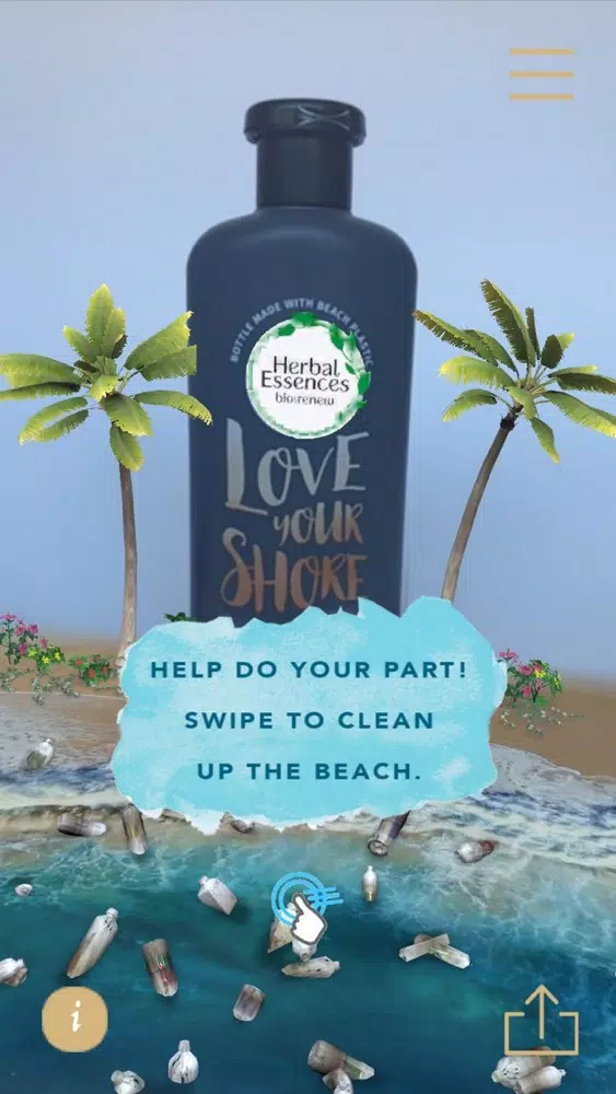 Herbal Essences AR Experience سکرین شاٹس